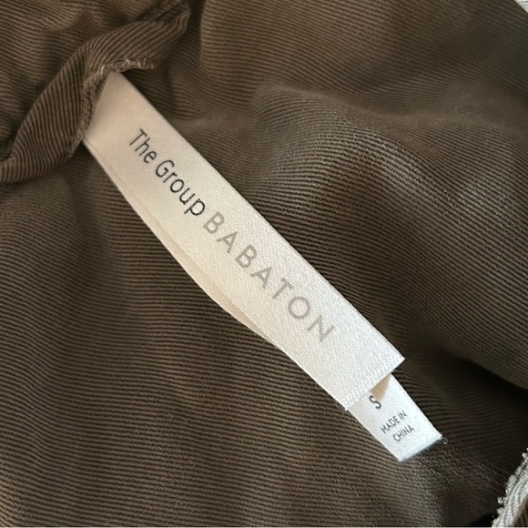 Babaton Casual Olive Green Button-Up Shirt S - Picture 6 of 11